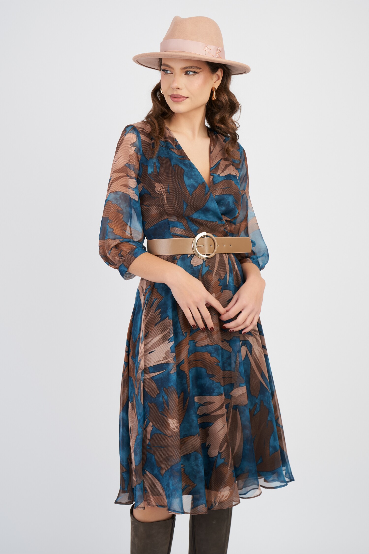rochie-imprimeu-albastru-si-maro-1328663-1076030-4
