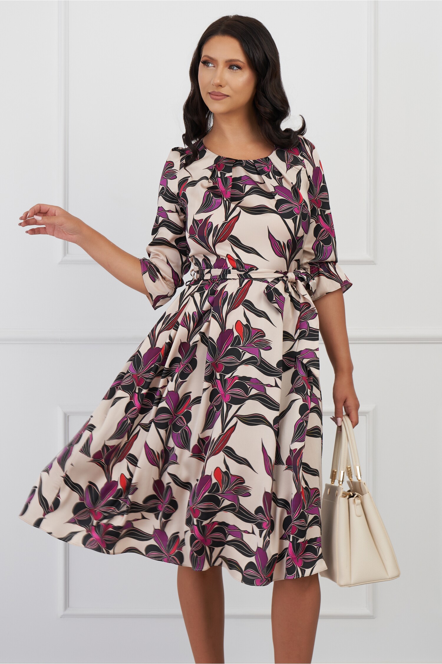 rochie-julia-bej-cu-flori-mov-si-cordon-in-talie-1321670-1070189-4
