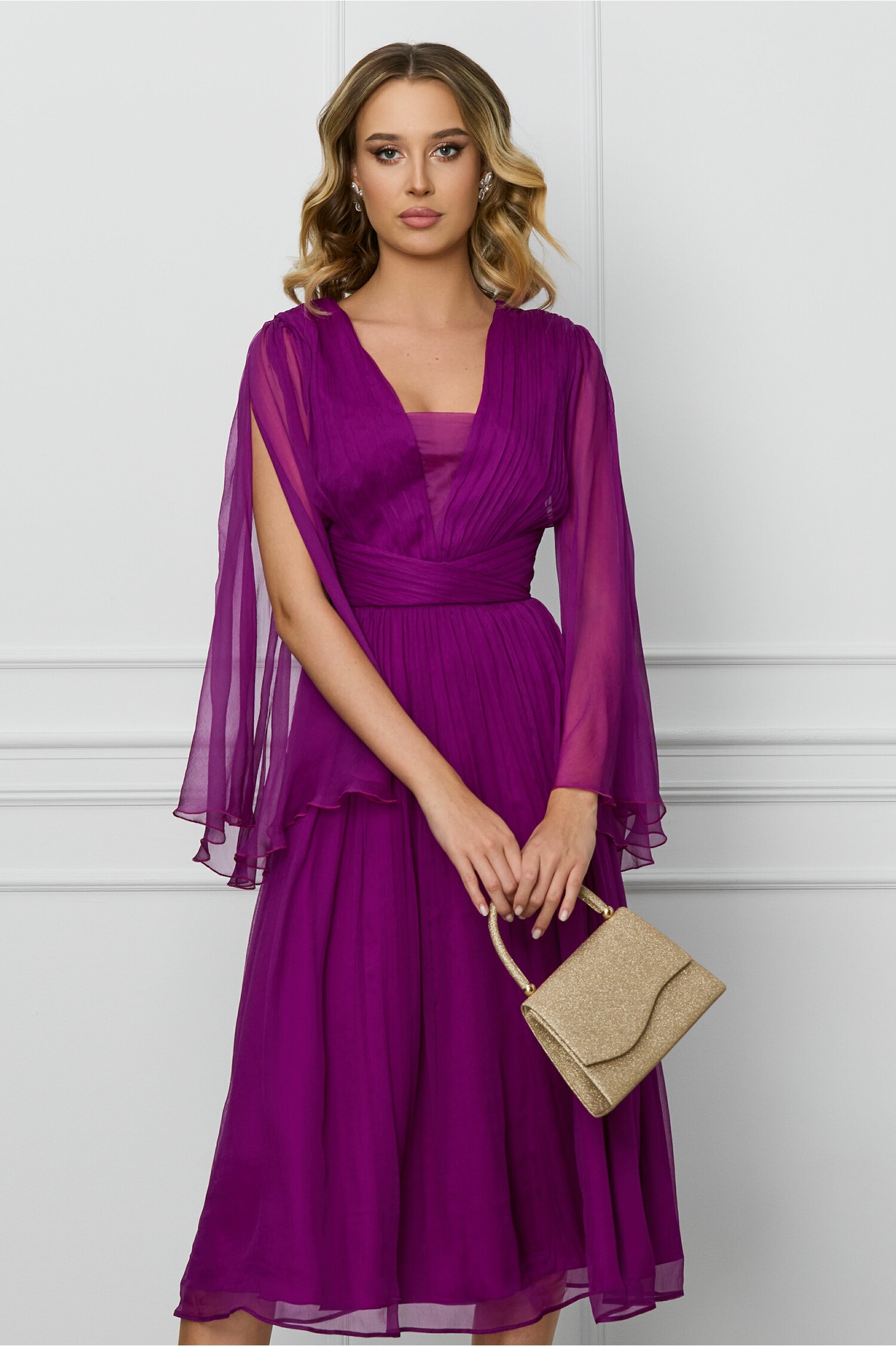 rochie-leonard-collection-magenta-din-matase-cu-decupaje-la-maneci-1306964-1058507-4