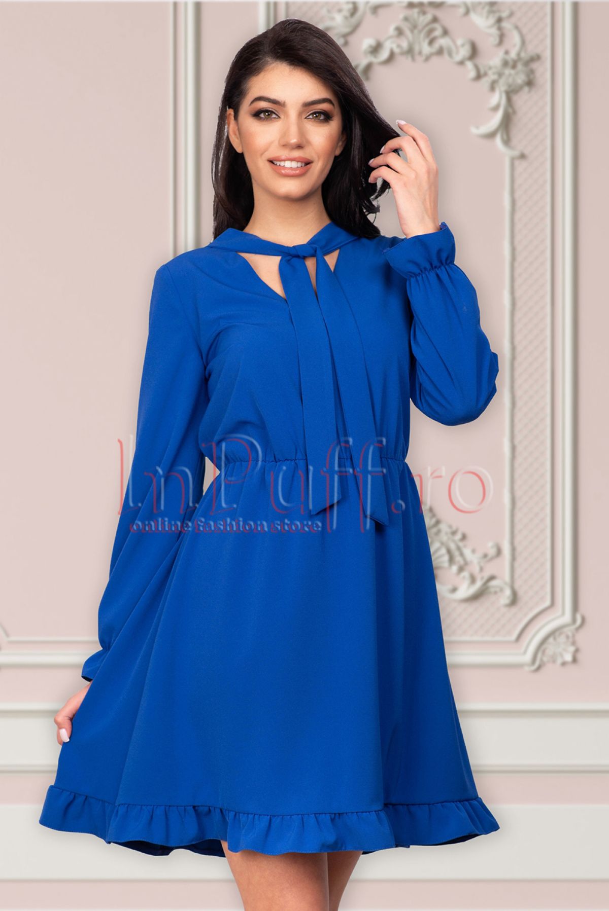 rochie-moze-albastra-cu-volanase-si-cret-in-talie-43444