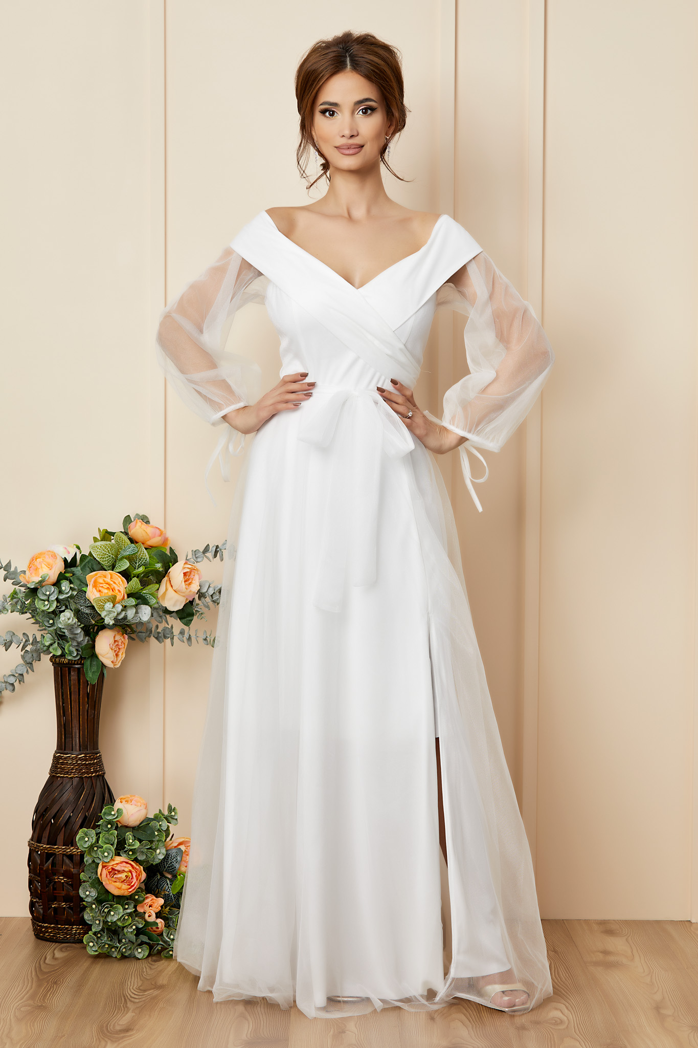 rochie_alba_lunga_de_ocazie_din_tull_2_