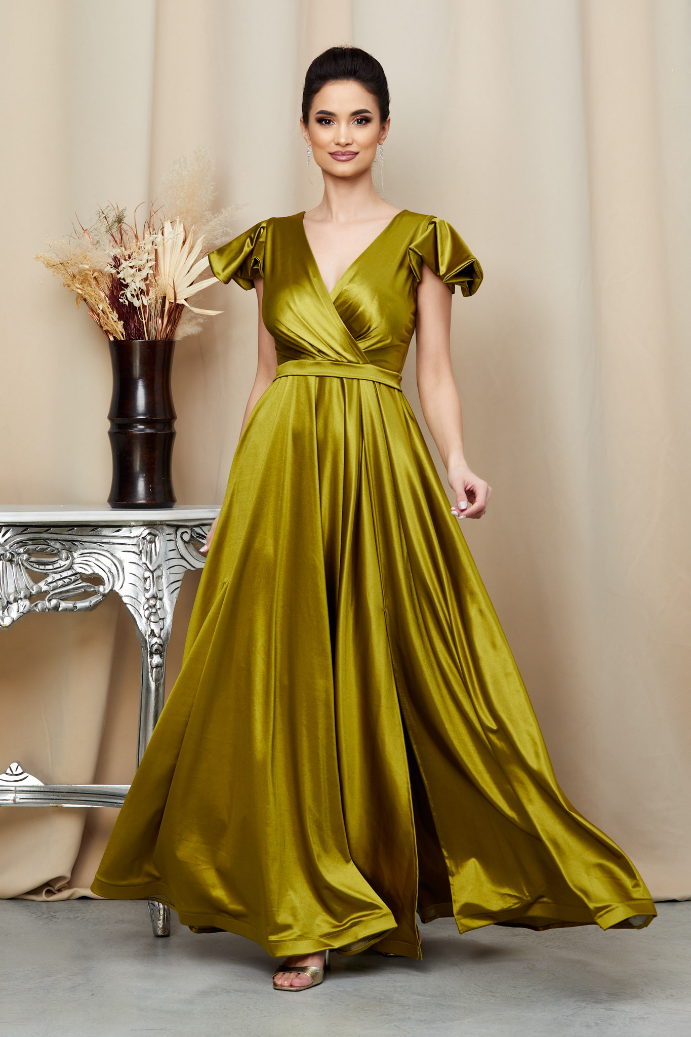 rochie_lunga_de_ocazie_din_lycra_fistic_2_