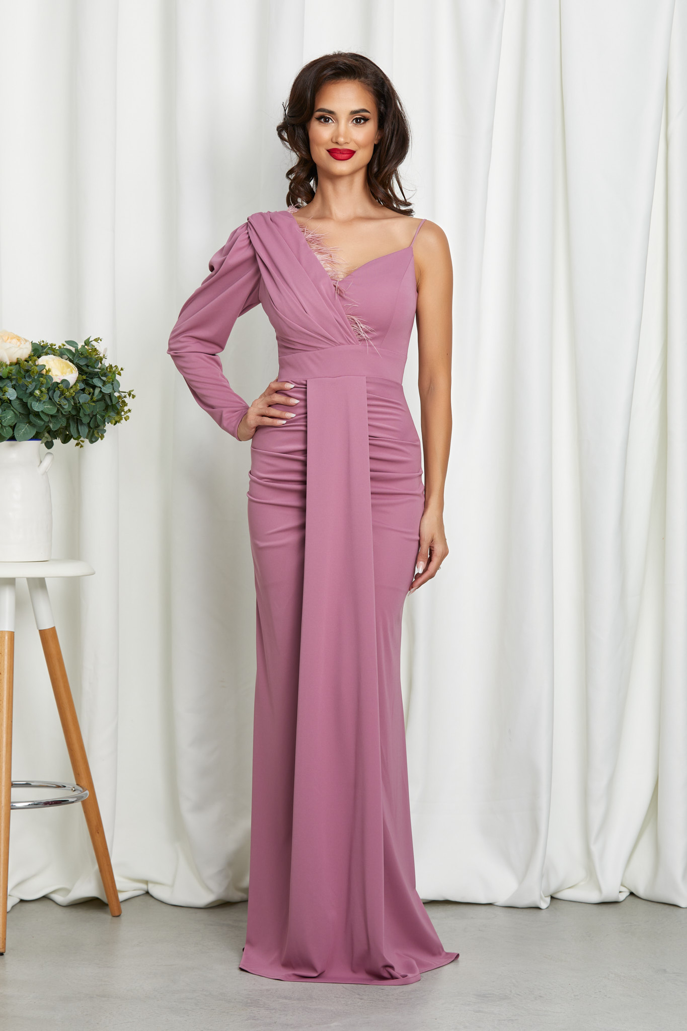 rochie_lunga_de_ocazie_rose_cu_o_maneca_3__2