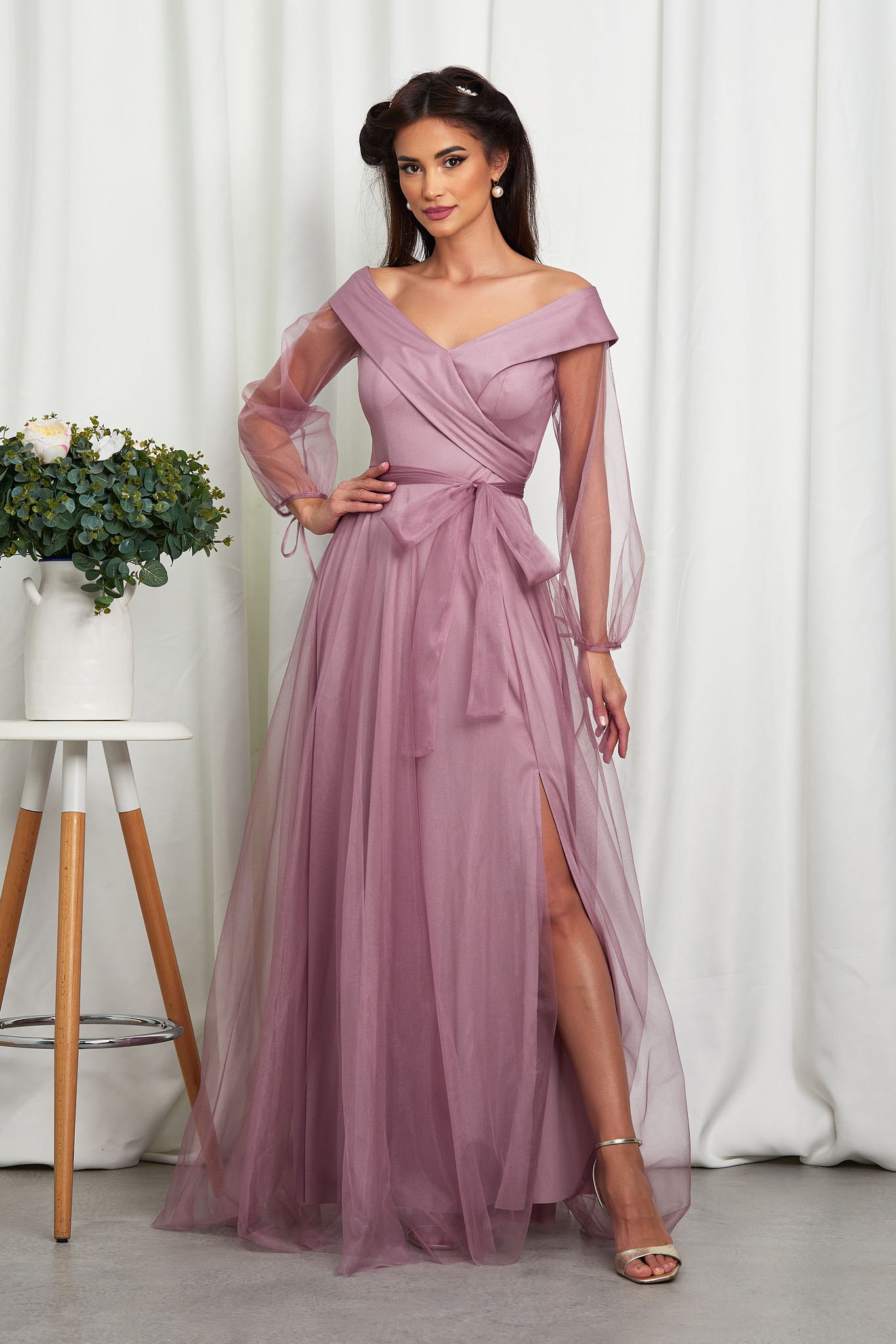 rochie_lunga_de_ocazie_rose_din_tull_3__2
