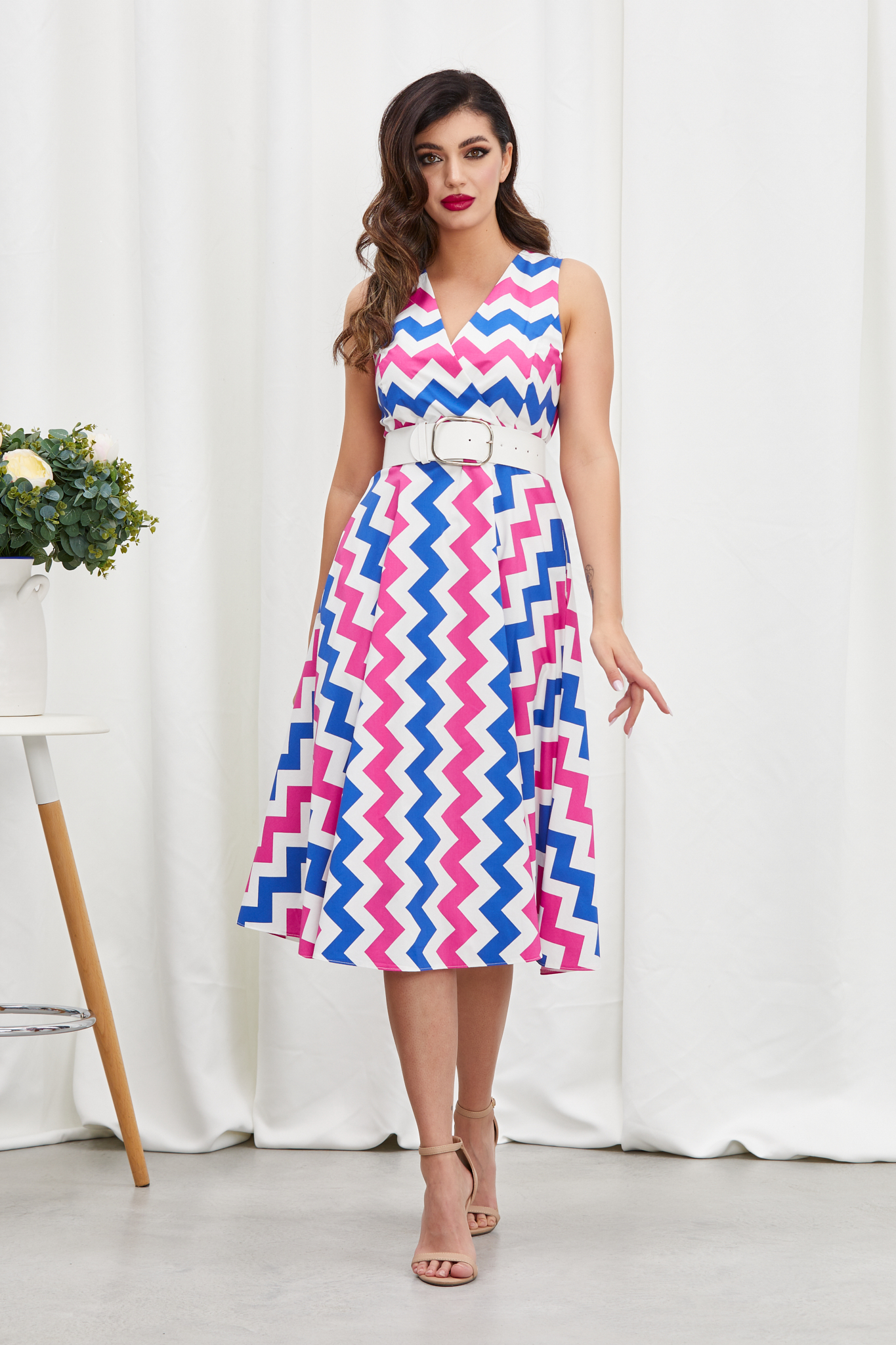 rochie_midi_casual_eleganta_cu_imprimeu_zig-zag3_3_