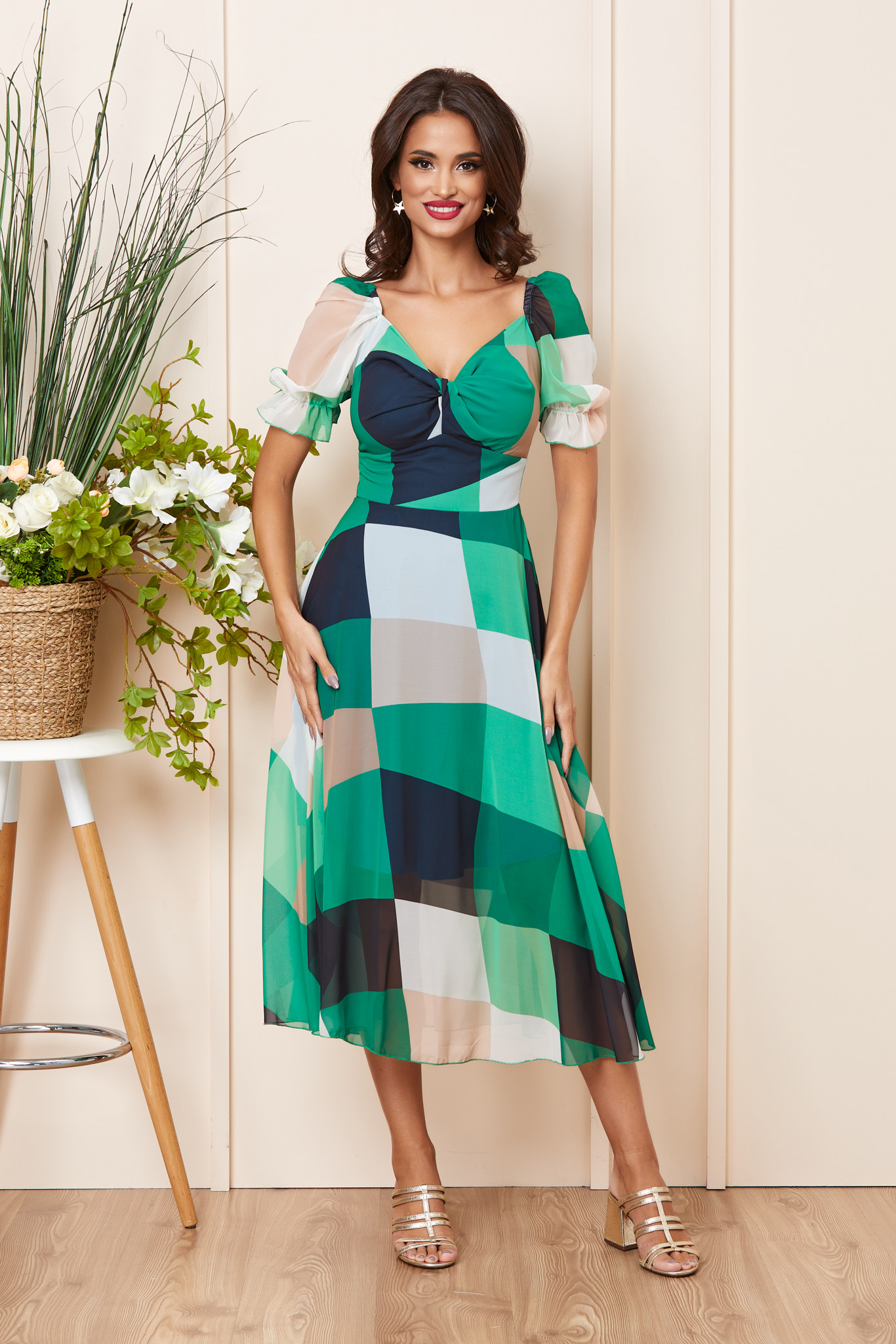 rochie_midi_din_voal_cu_imprimeu_verde_3_