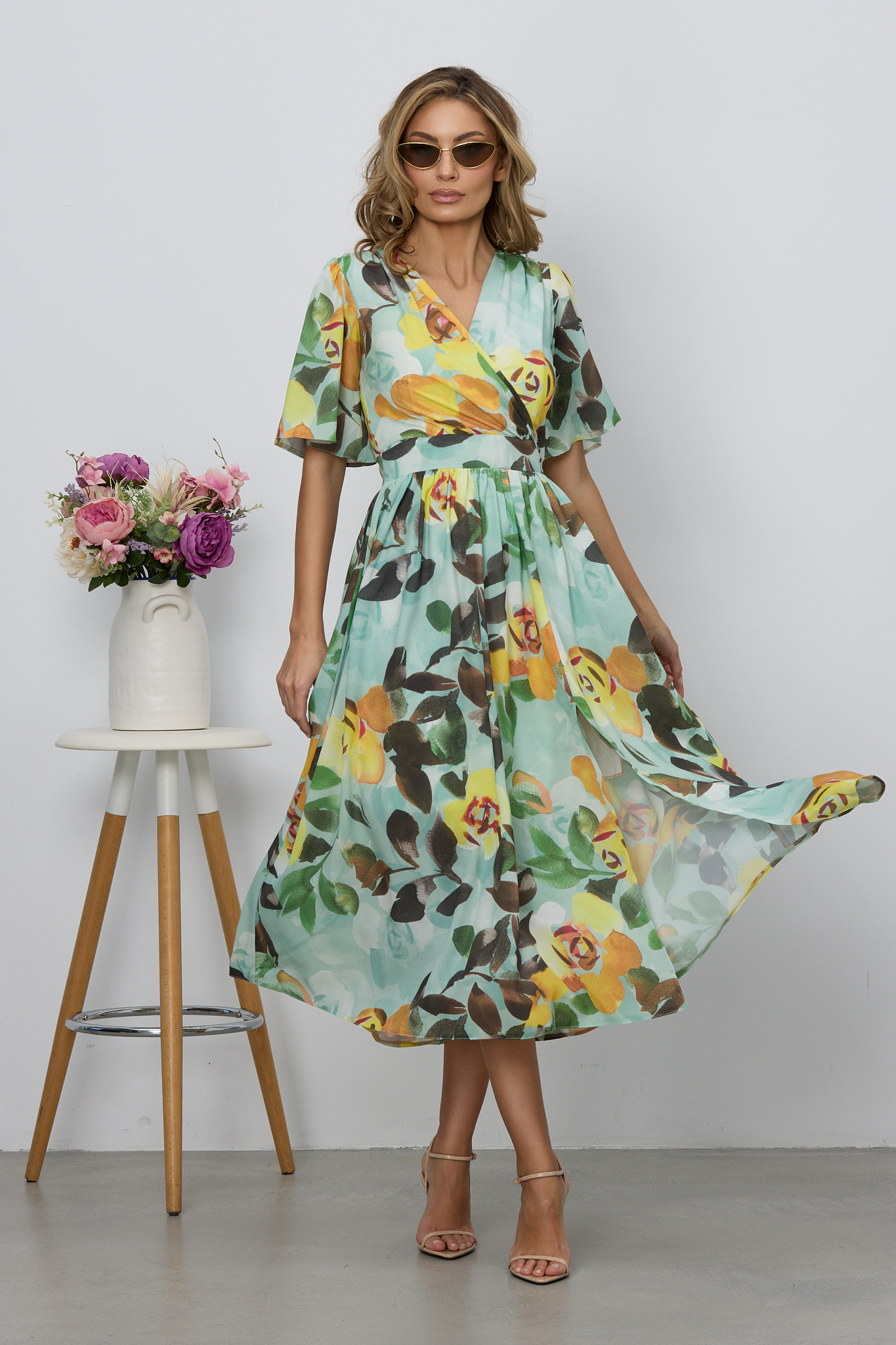 rochie_midi_eleganta_cu_imprimeu_verde_4_