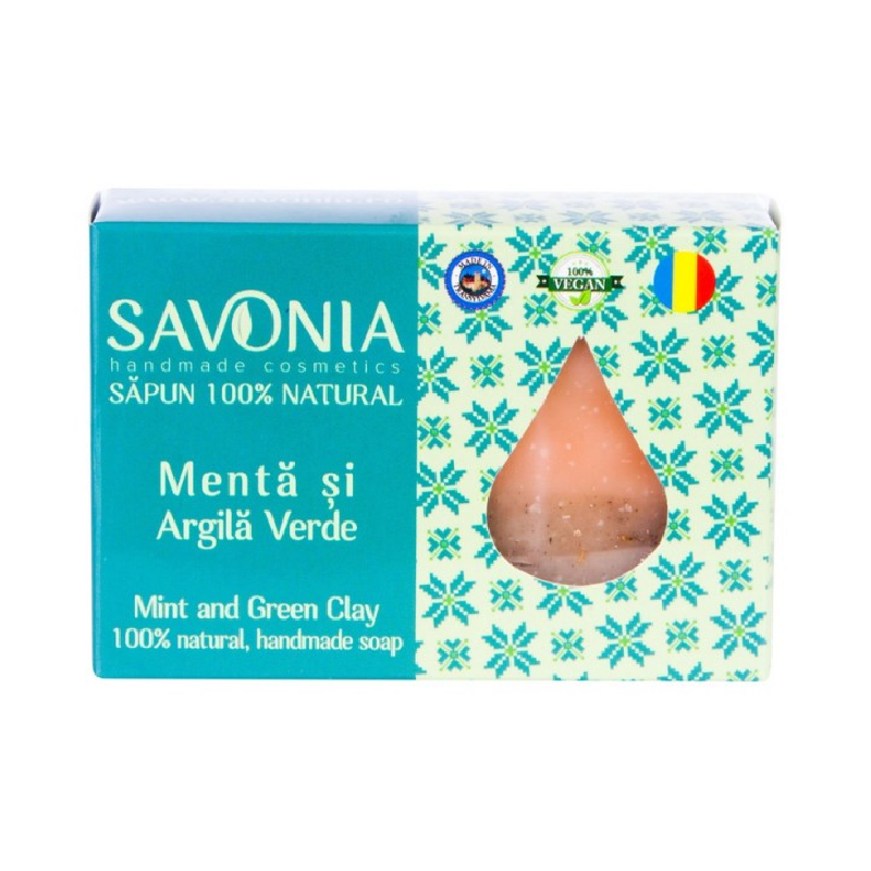 sapun-natural-menta-si-argila-verde-90g-savonia