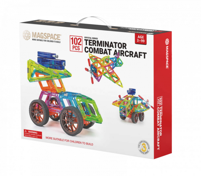 set-magnetic-102-pcs-magspace-terminator-aircraft-871-6361