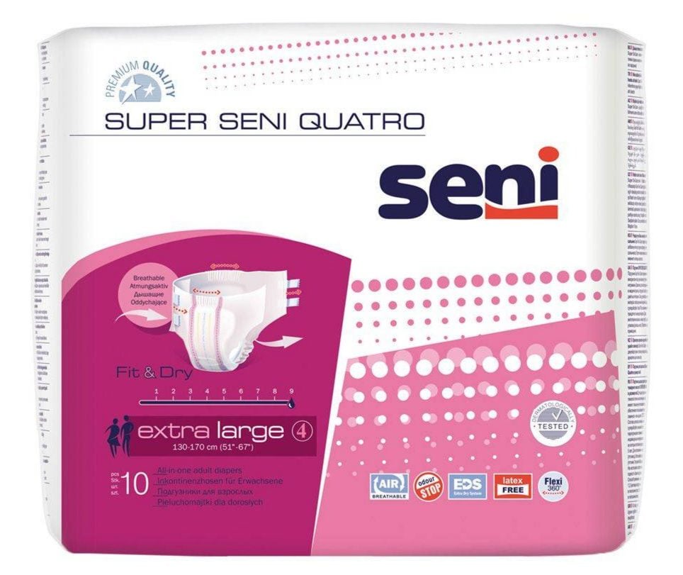 super-seni-quatro-extra-large-10-scutece-adulti-cu-sistem-inschis