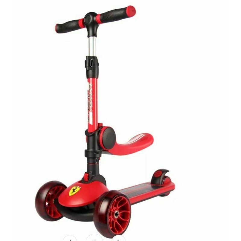 trotineta-pliabila-ferrari-twist-rosie-cu-scaun-2138645-4