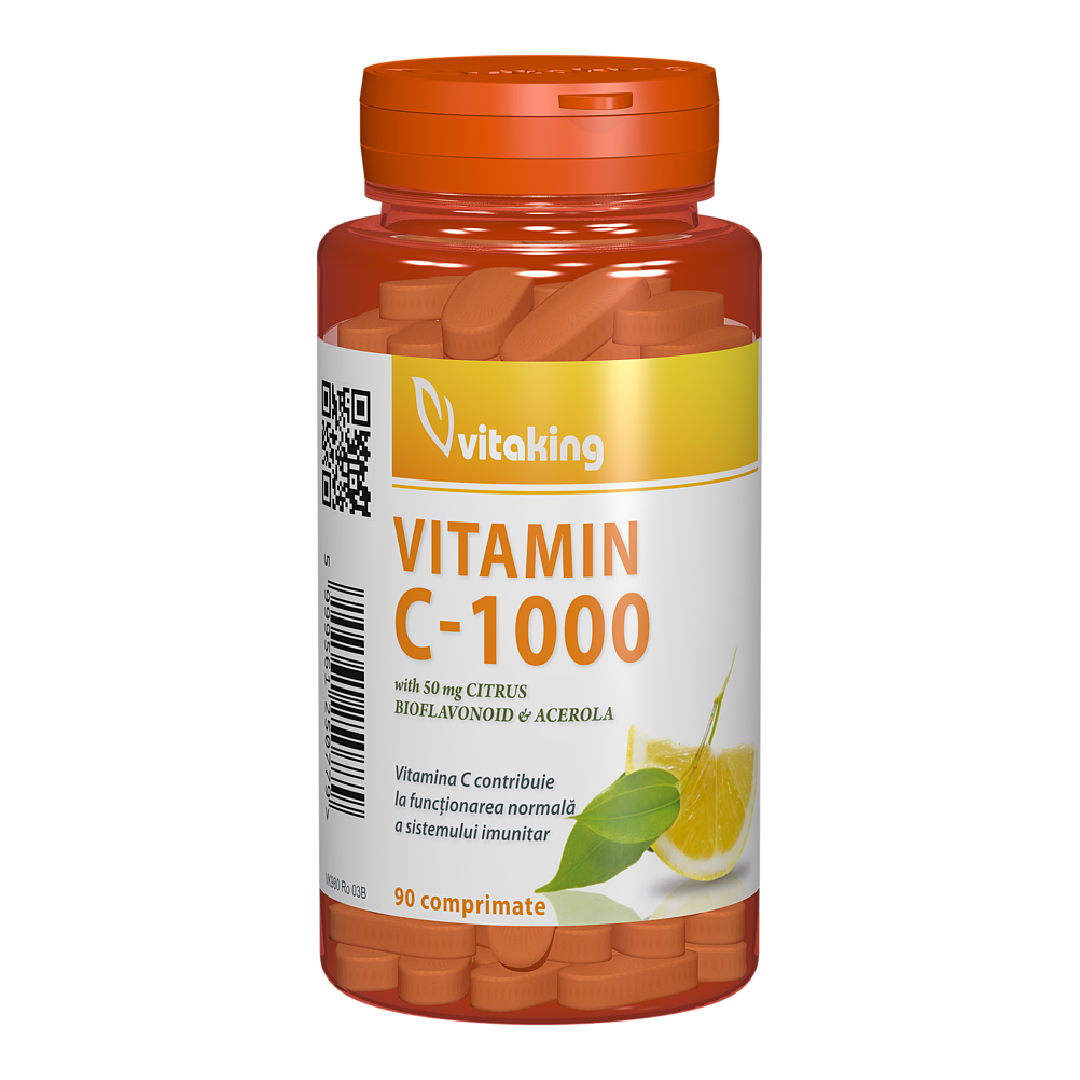 vitamina-c-1000-mg-cu-bioflavonoide-acerola-si-macese-90-comprimate