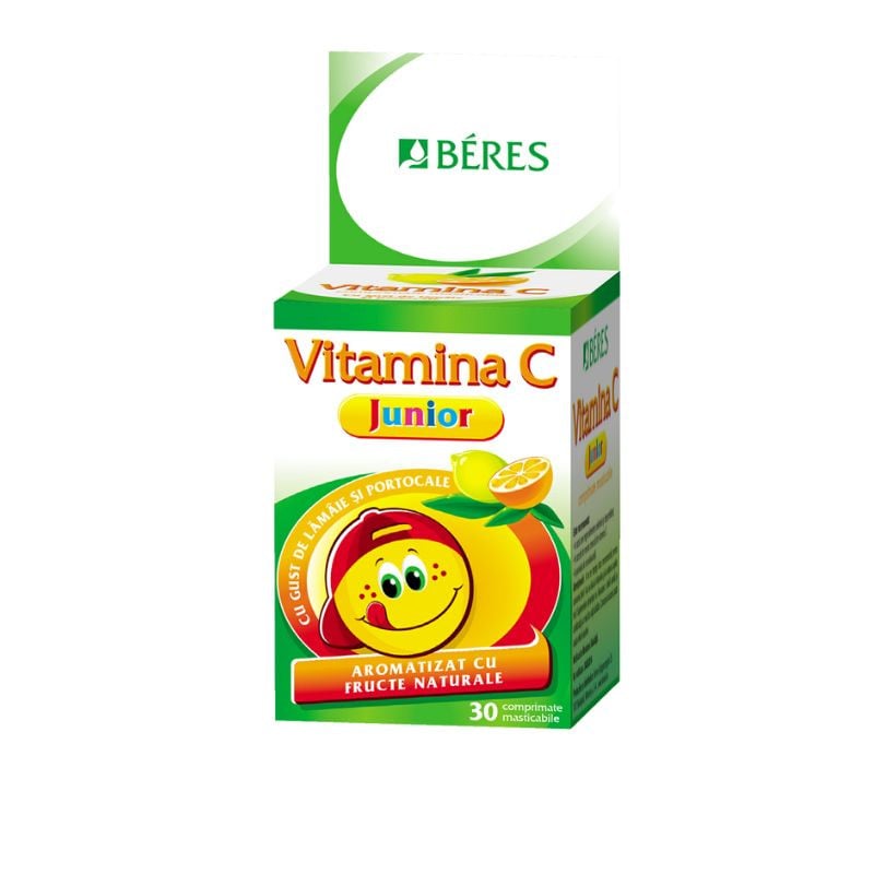 vitamina-c-junior-30-comprimate-masticabile-beres-pharmaceuticals
