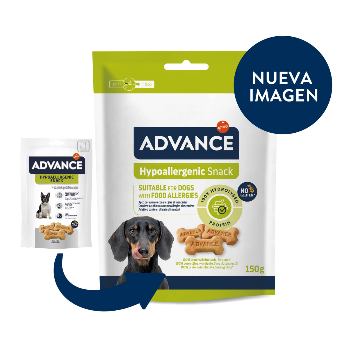 ADVANCE-Hypoallergenic-Snack-XS-XL-punguta-recompense-caini-alergii-150g-2