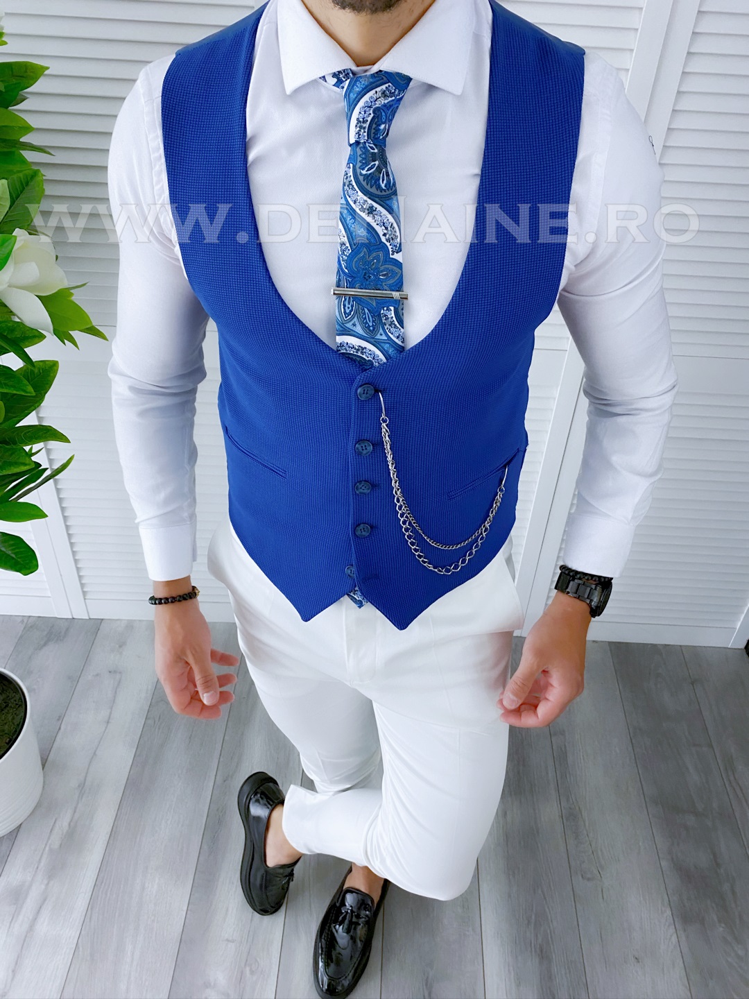 B4280-vesta-barbati-eleganta-albastra-online-zara-noname-haine-barbati-b