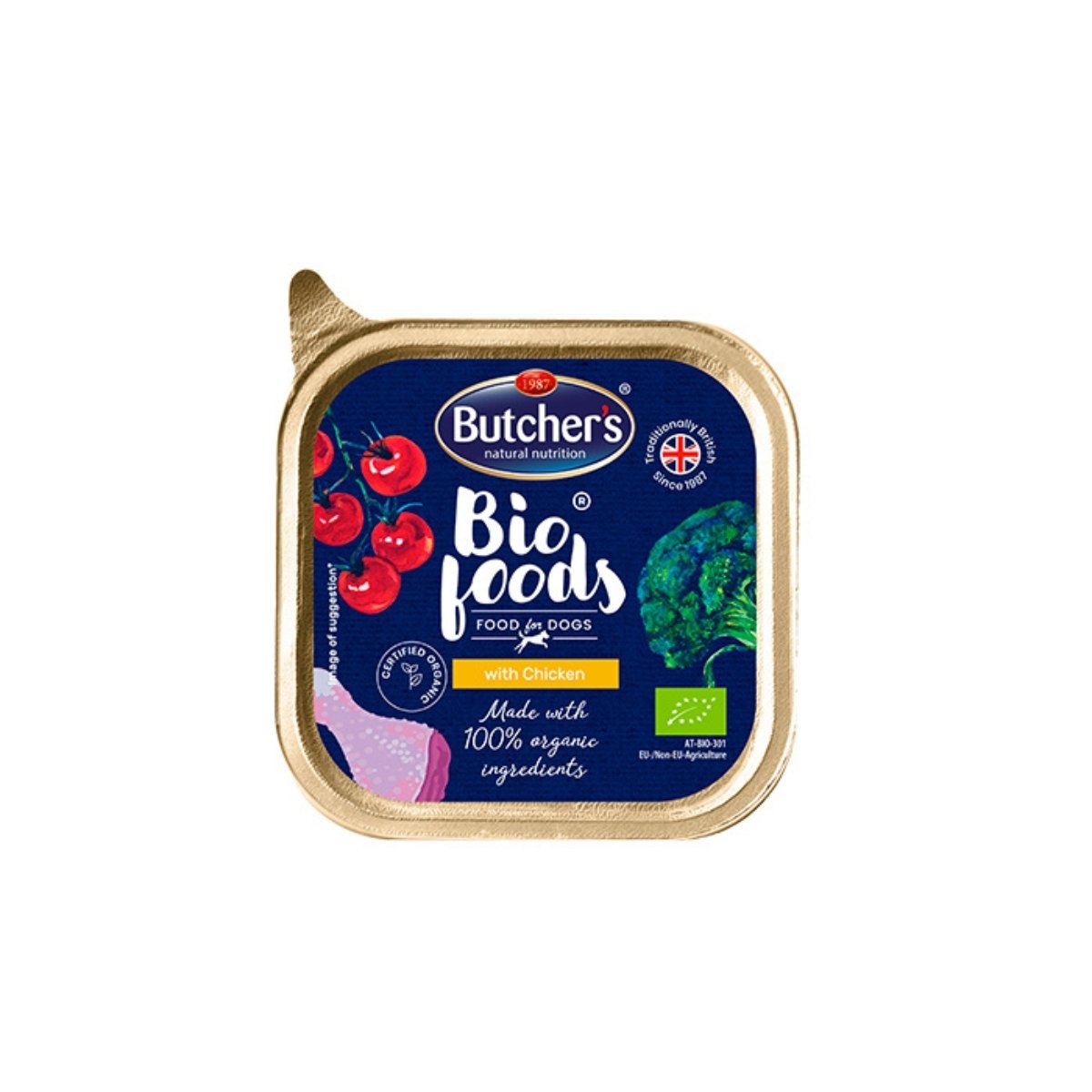 BUTCHERS-Bio-Foods-XS-M-Pui-tavita-hrana-umeda-bio-caini-pate-150g-11643