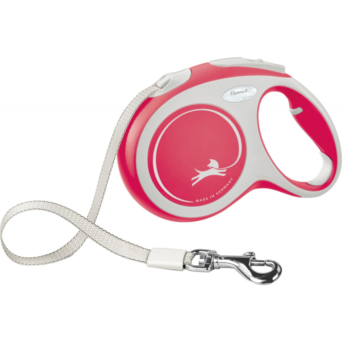 FLEXI-New-Comfort-L-lesa-retractabila-caini-60kg-banda-5m-rosu-17335