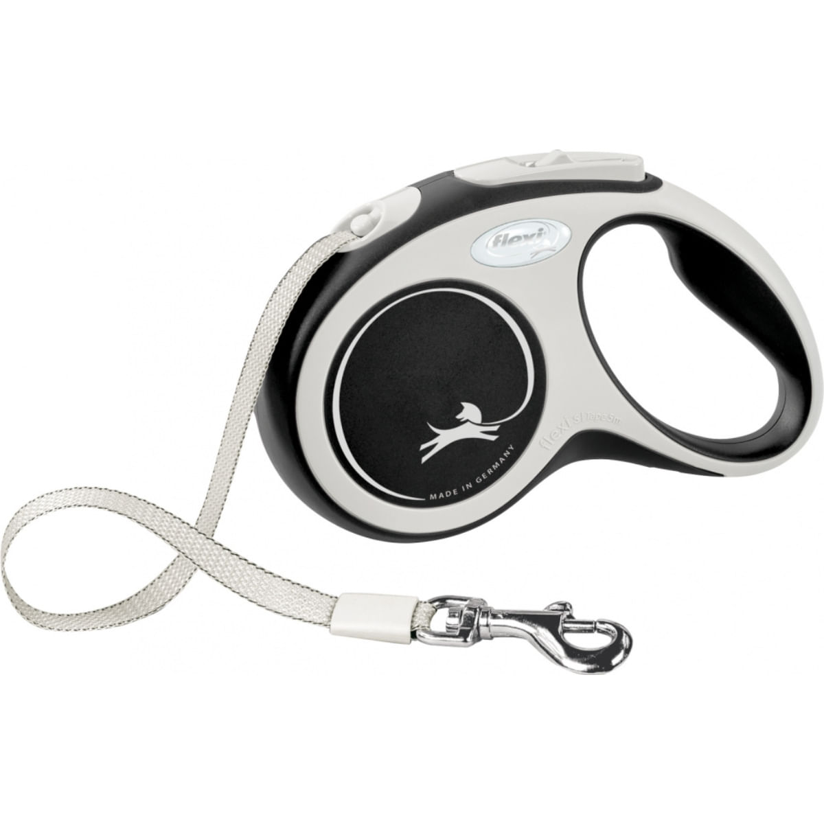 FLEXI-New-Comfort-S-lesa-retractabila-caini-15kg-banda-5m-negru-11561