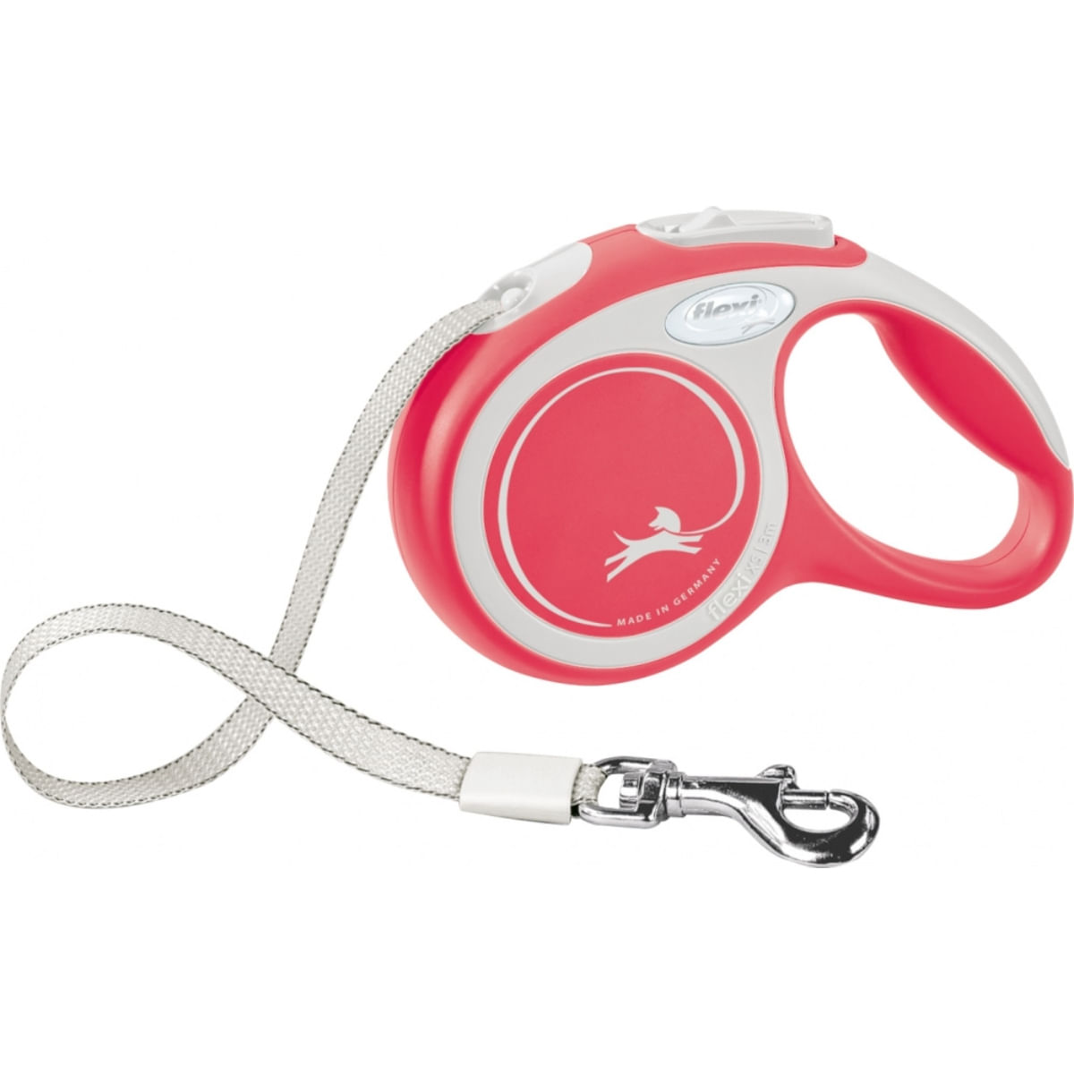 FLEXI-New-Comfort-XS-lesa-retractabila-caini-12kg-banda-3m-rosu-18656
