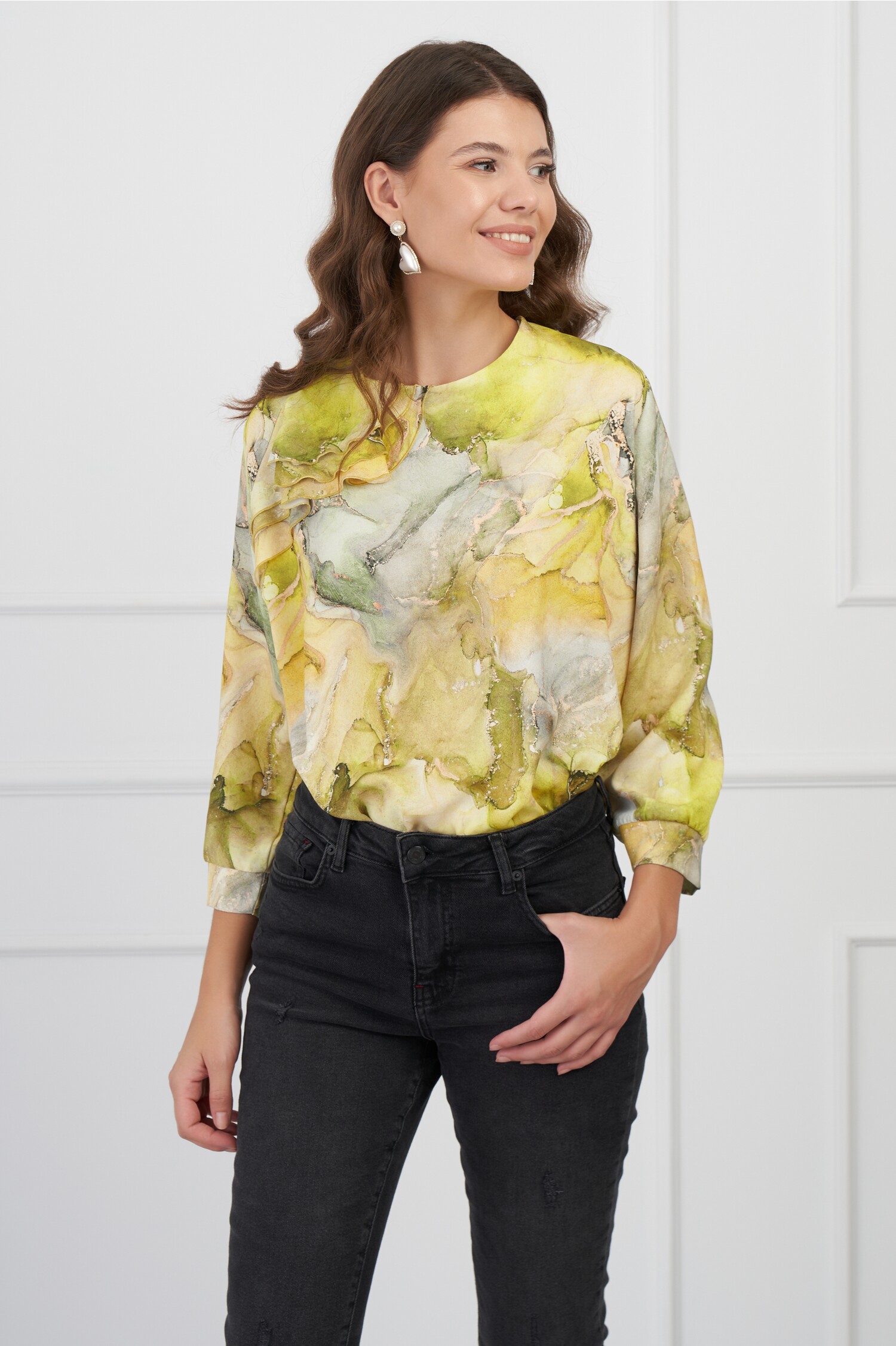bluza-milena-galben-lime-cu-imprimeu-marble-1318865-1068662-4