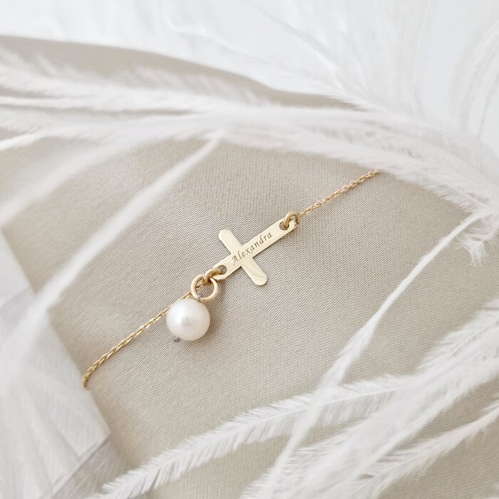 bratara-cruce-cu-picatura-de-perla-model-cu-lantisor-elegant-aur-galben-14k-75188-4