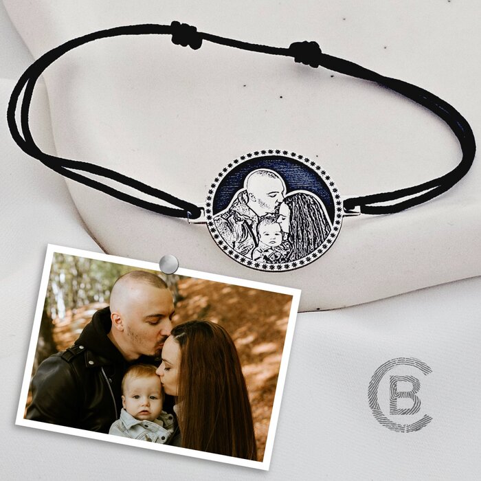 bratara-personalizata-cu-poza-floare-de-nu-ma-uita-model-fotogravura-relief-argint-925-snur-simplu-91040-4