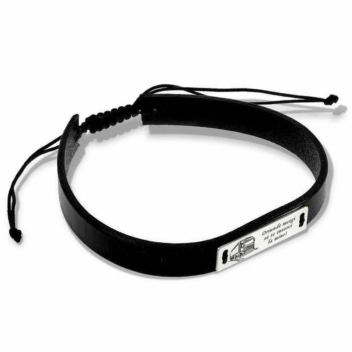bratara-placuta-gravata-cu-un-tir-si-text-argint-925-piele-36320-4