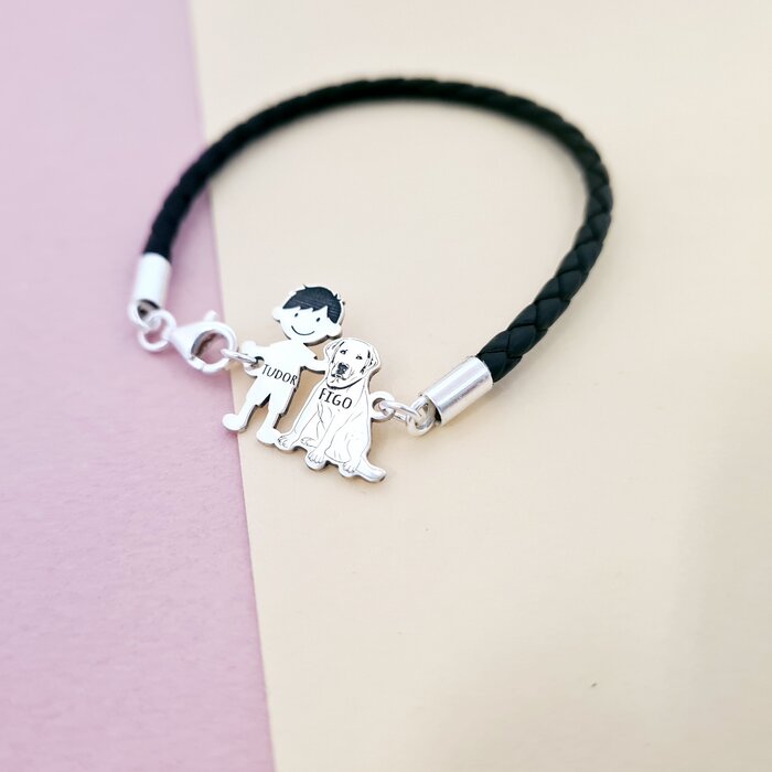 bratara-unisex-cu-membri-familiei-baiat-si-caine-labrador-din-argint-925-si-piele-impletita-48971-4