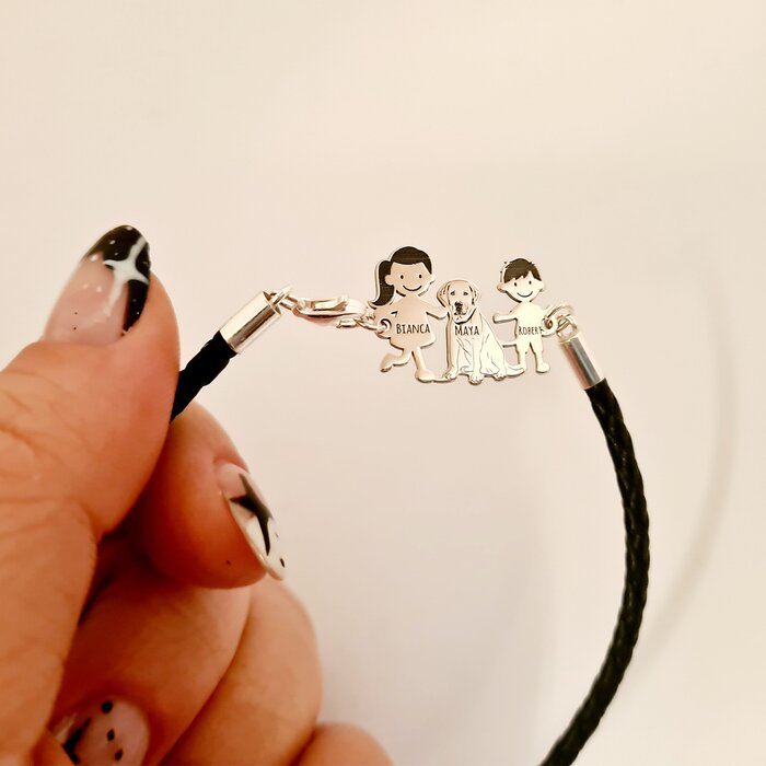bratara-unisex-cu-membrii-familiei-3-membri-mama-si-copii-argint-925-piele-impletita-48989-4