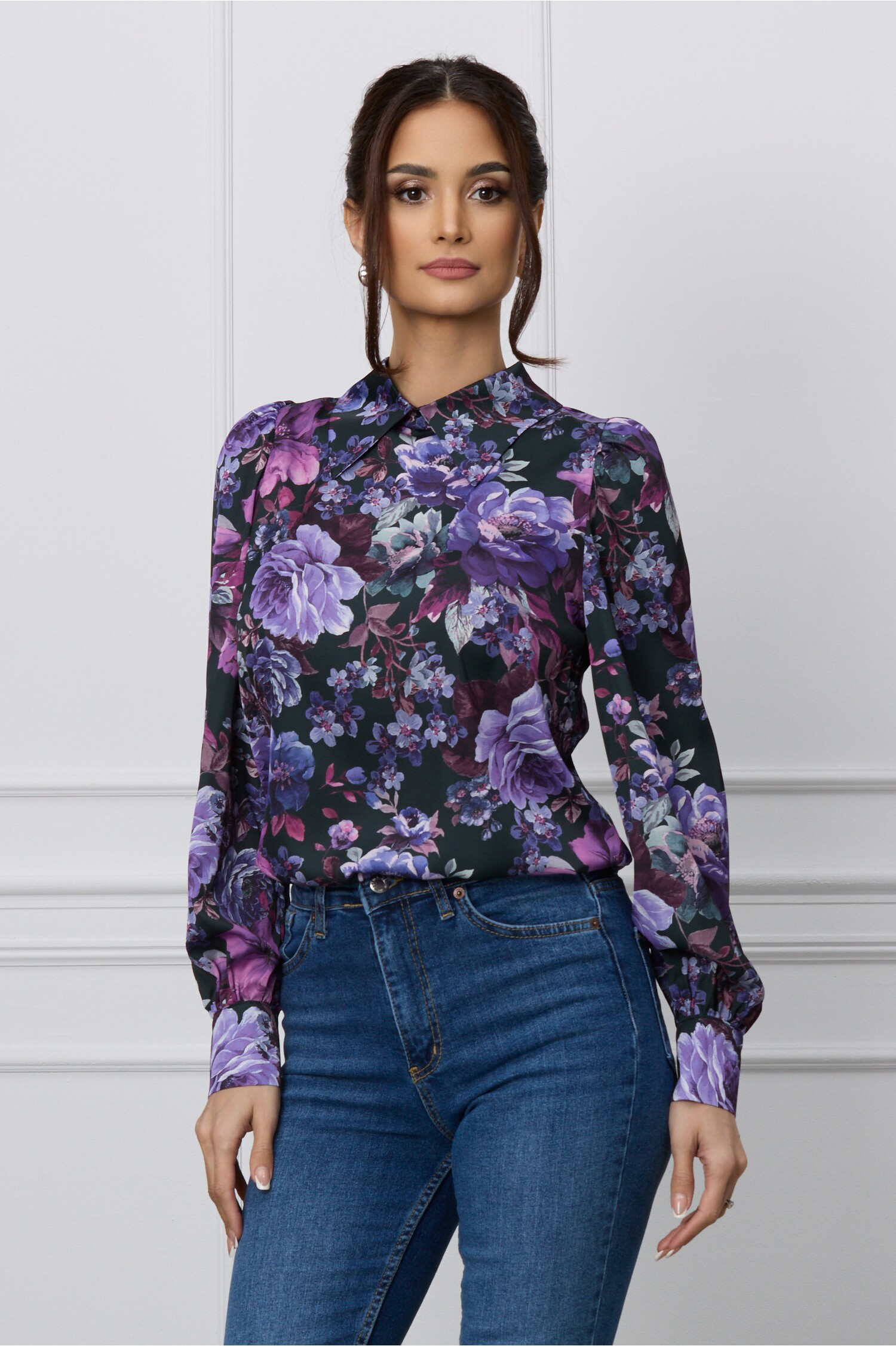camasa-dy-fashion-neagra-cu-imprimeu-floral-mov-din-voal-satinat-1278748-1033430-4