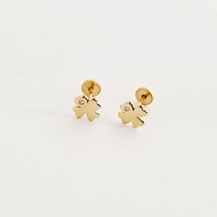 cercei-bebe-fetite-cu-diamant-naturat-model-trifoi-cu-patru-foi-aur-galben-14k-inchizatoare-sigura-si-confortabila-cu-filet-48368-4