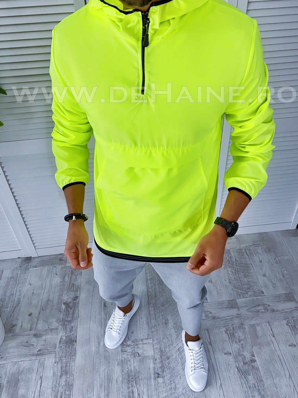 geaca-barbati-online-zara-Justforyou-B2370-verde-neon-c