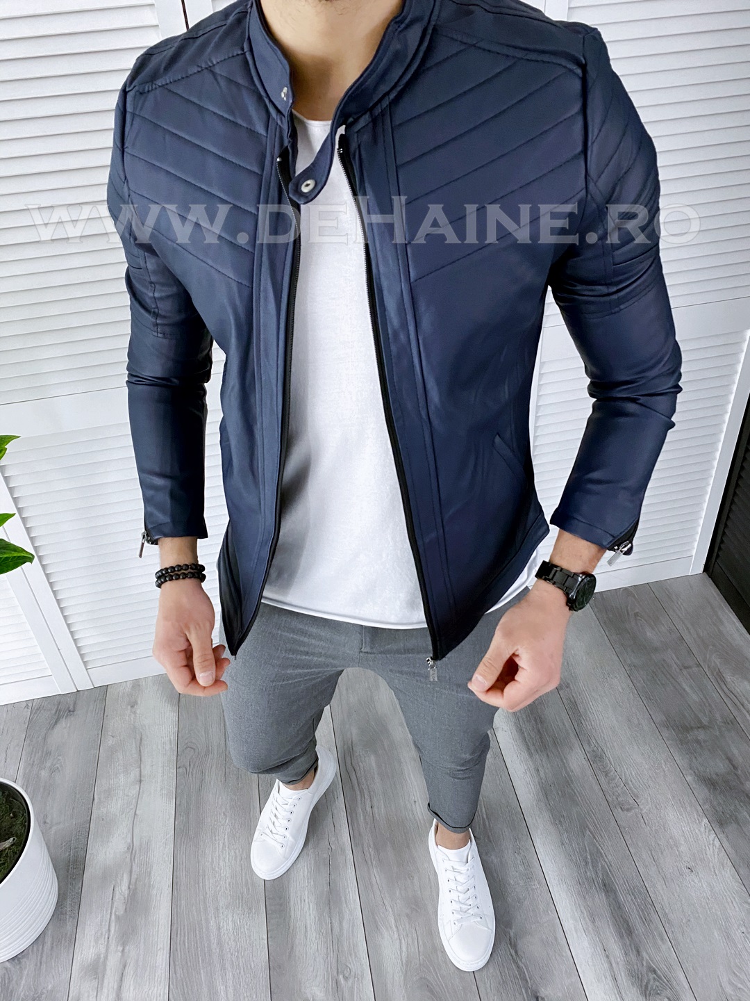 geaca-piele-ecologica-bleumarin-barbati-slim-fit-online-zara-Zara-DJplus-B2805-haine-barbati-a