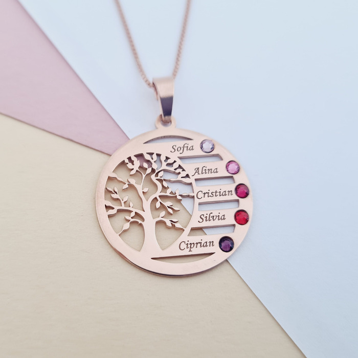 lantisor-copacul-vietii-armonie-personalizat-cu-5-nume-si-cristale-swarovski-argint-925-placat-cu-aur-roz-18k-66113-4