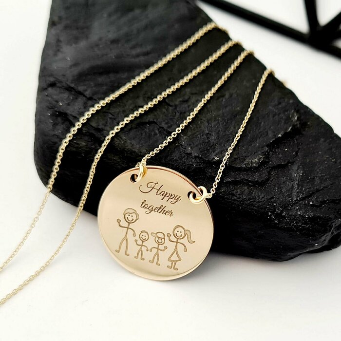 lantisor-cu-pandantiv-personalizat-cu-familie-happy-together-banut-de-20-mm-aur-galben-14k-32501-4