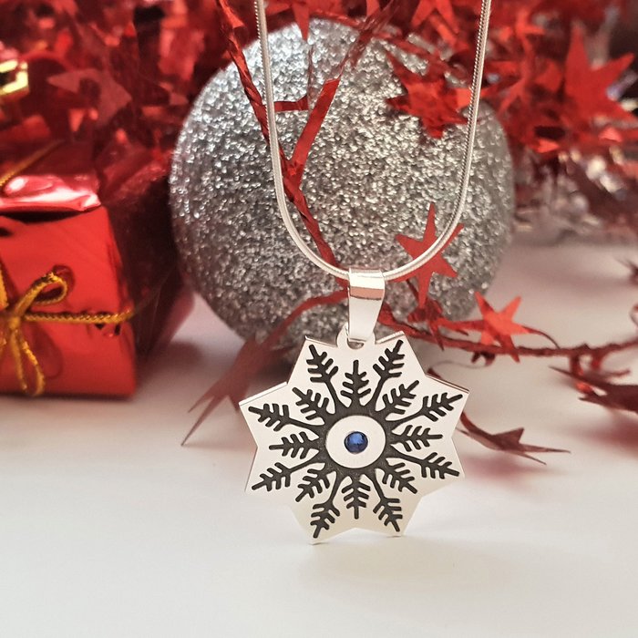 lantisor-cu-pandantiv-personalizat-de-craciun-steluta-de-zapada-model-decupat-argint-925-cristal-swarovski-24505-4