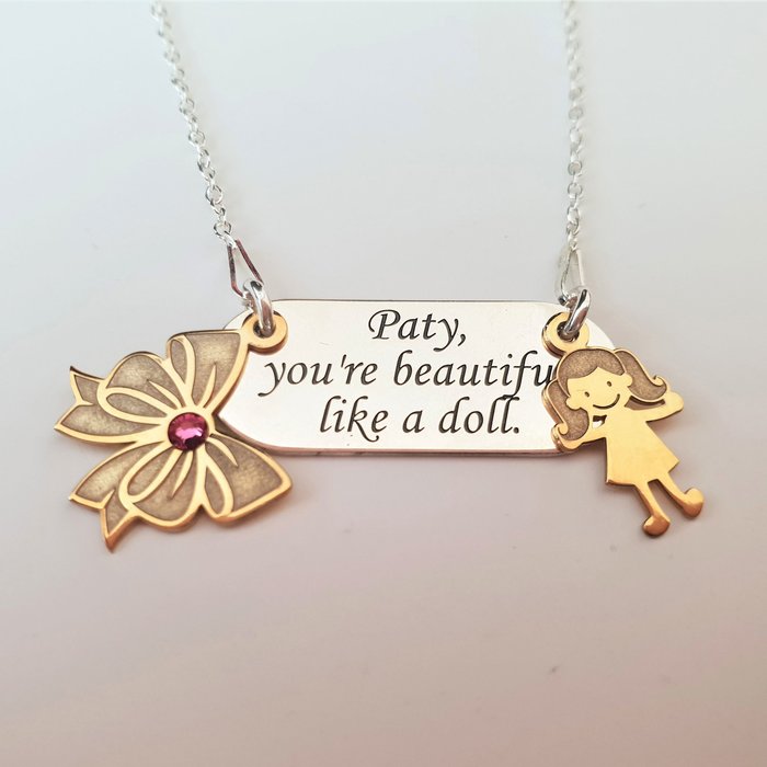 lantisor-cu-placuta-gravata-si-pandantive-atasate-beautiful-like-a-doll-argint-925-20821-4