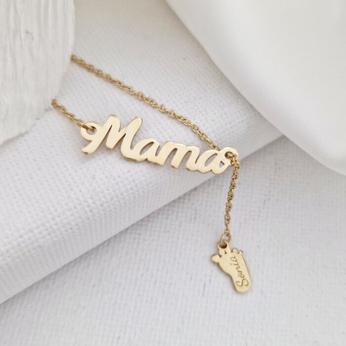 lantisor-model-lariat-y-pandantiv-mama-si-1-piciorus-argint-925-placat-cu-aur-galben-18k-80333-4