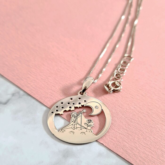 lantisor-personalizat-cu-diamant-natural-pandantiv-micul-print-sub-cerul-instelat-argint-925-56096-4