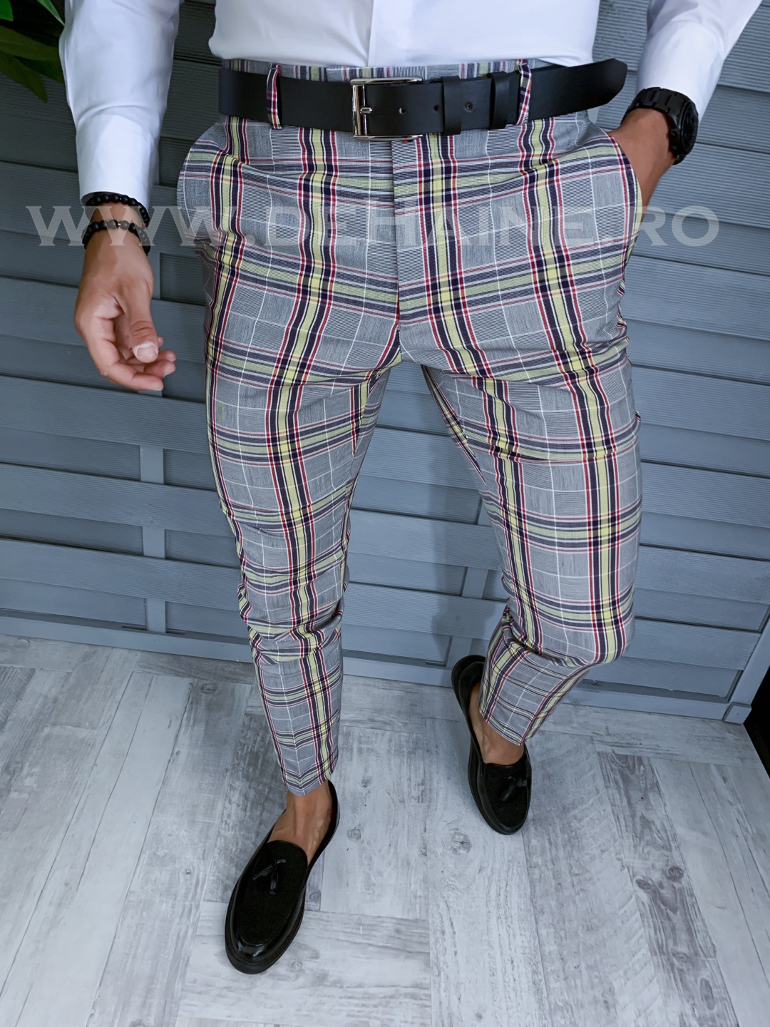 pantaloni-barbati-online-zara-Mansfield-B1559-gri