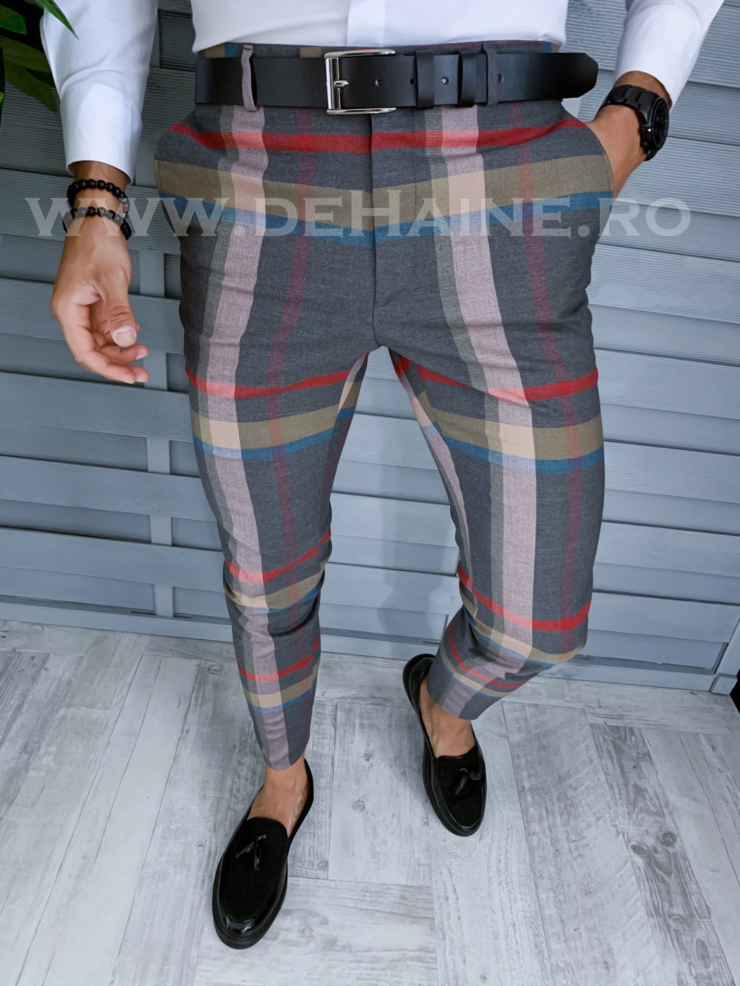 pantaloni-barbati-online-zara-Mansfield-B1563-gri