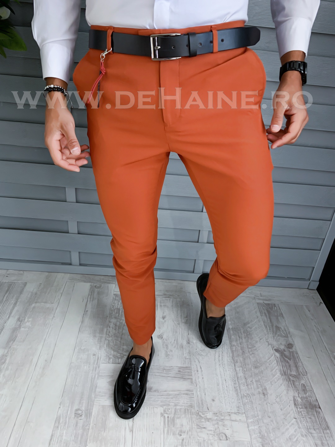 pantaloni-barbati-zara-online-black-off-B1868-portocalii