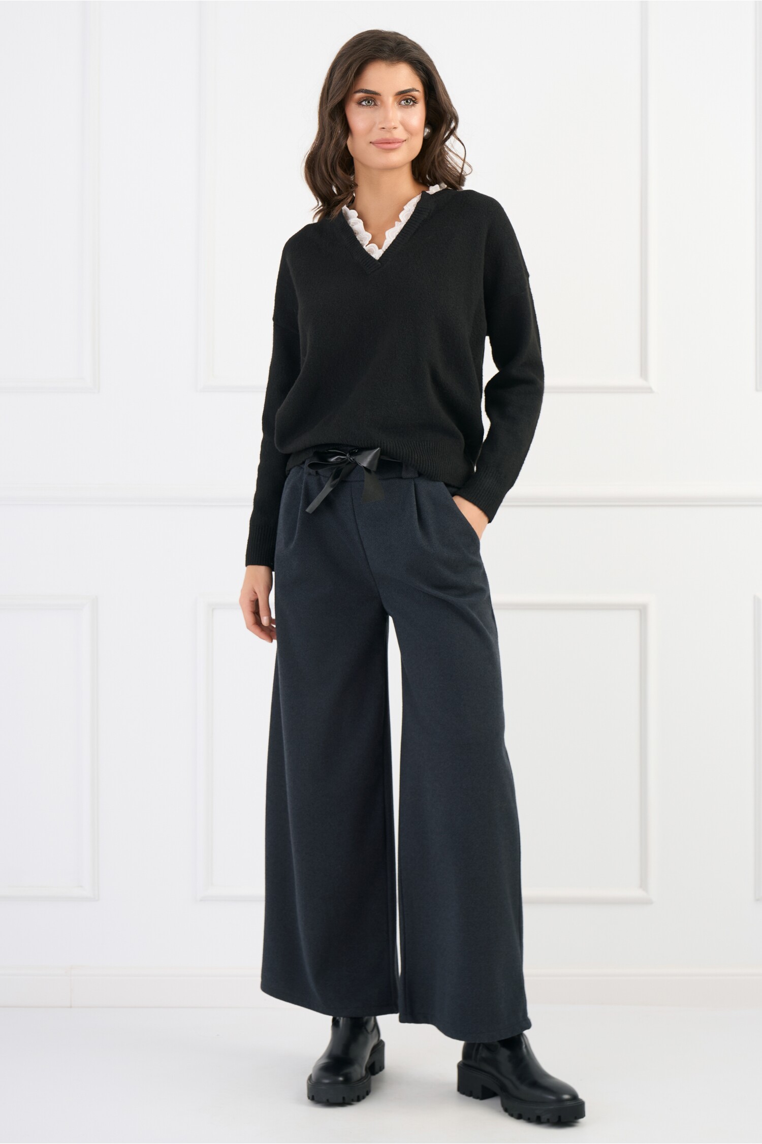 pantaloni-office-din-stofa-antracit-cu-buzunare-si-cordon-din-piele-ecologica-1341971-1087820-4