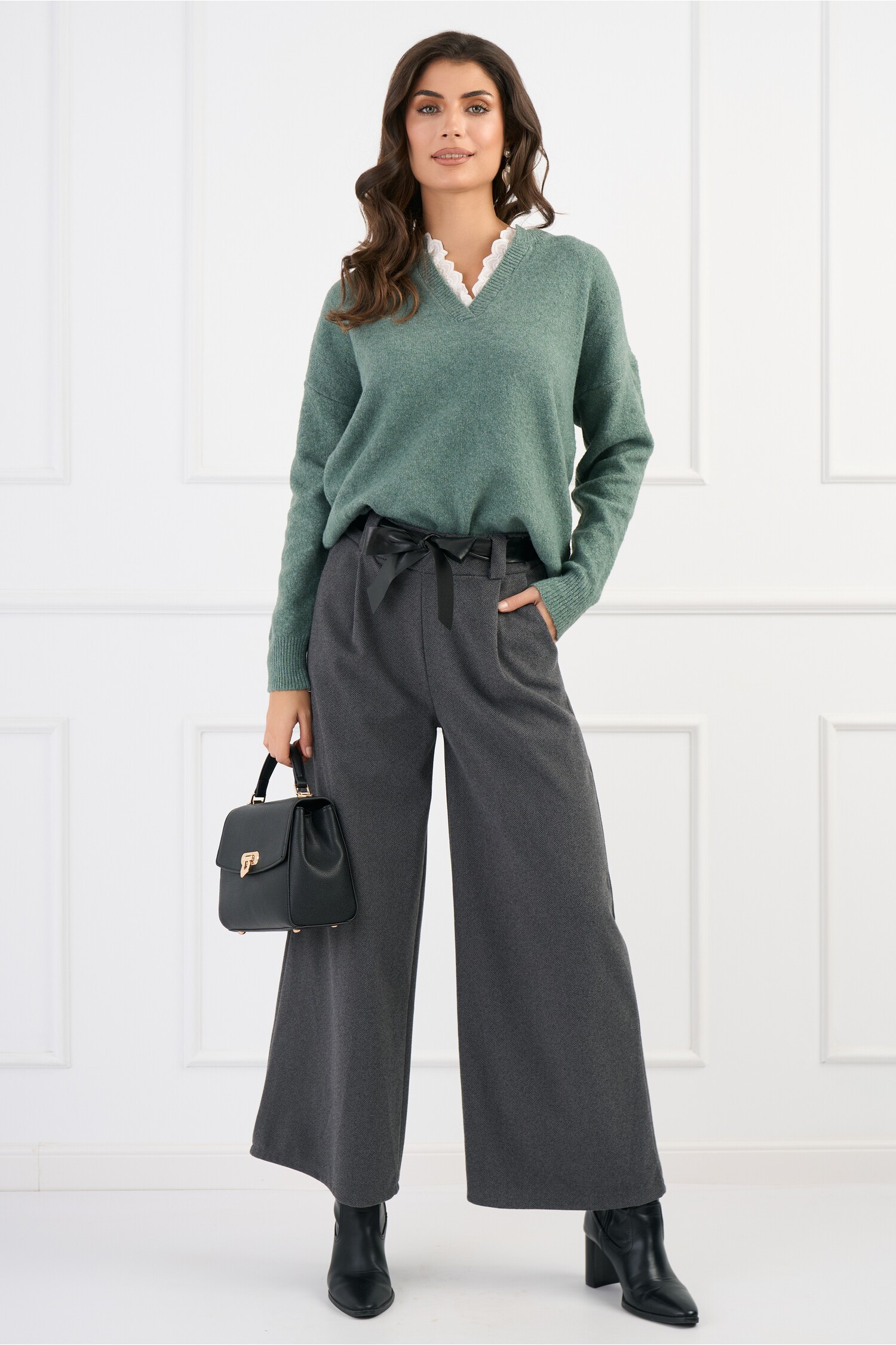 pantaloni-office-din-stofa-gri-inchis-cu-buzunare-si-cordon-din-piele-ecologica-1341965-1087397-4
