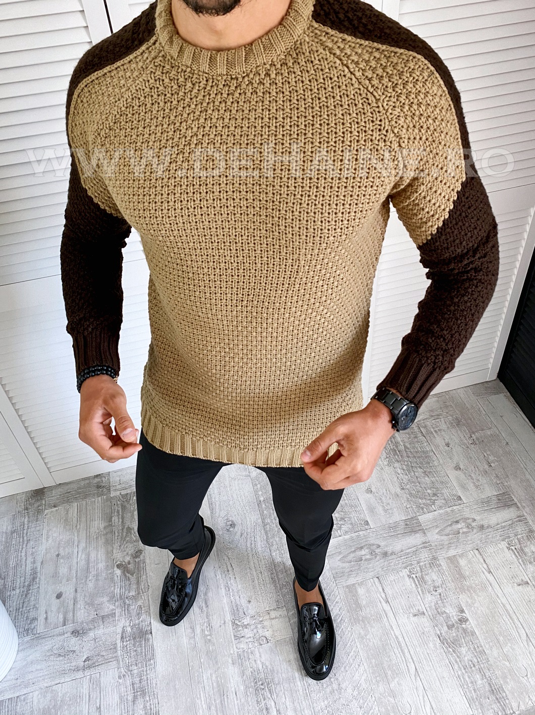 pulover-barbati-online-zara-Eksi1-T3594-maro
