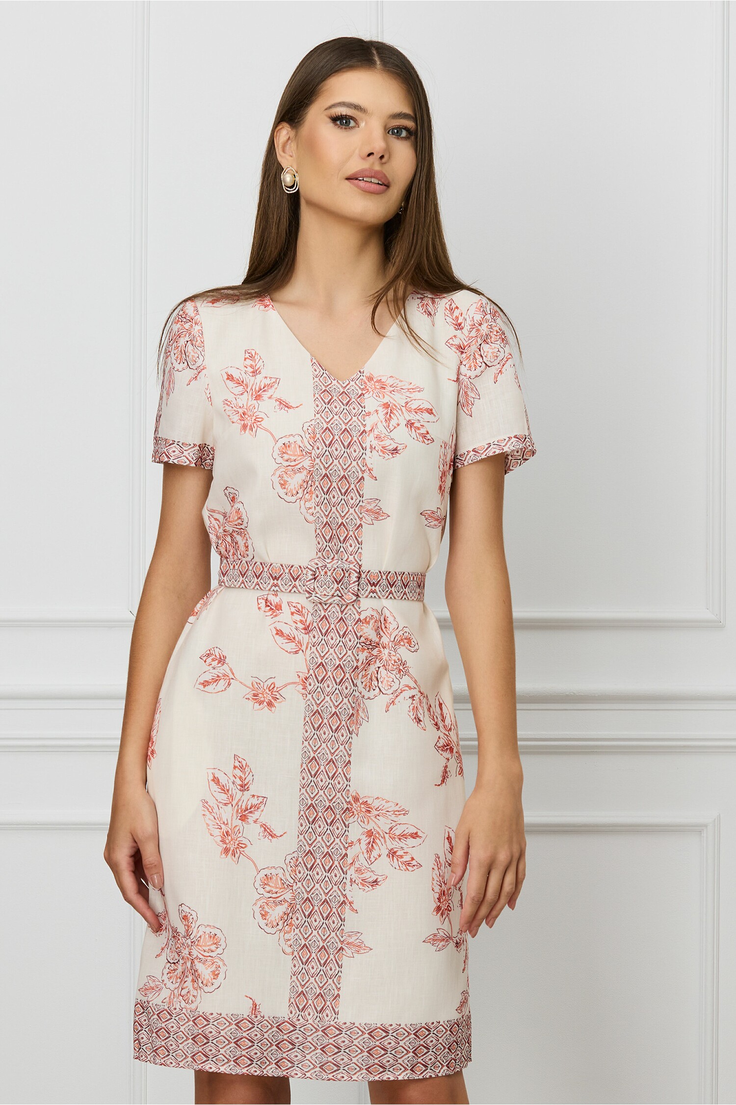 rochie-ania-ivory-cu-imprimeuri-corai-si-curea-in-talie-1301177-1054736-4