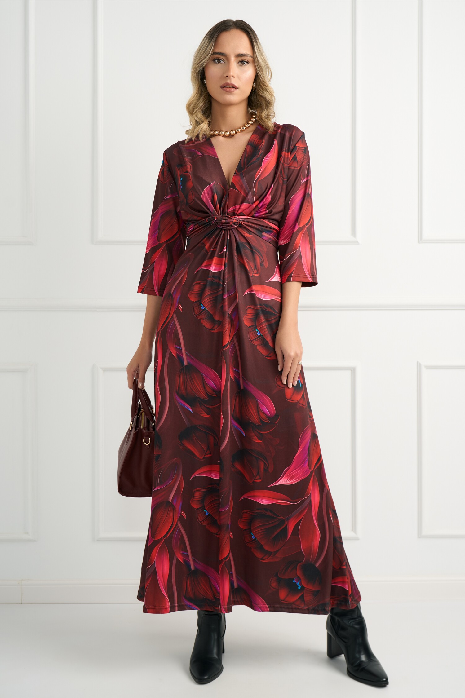 rochie-de-zi-din-viscoza-burgundy-cu-imprimeuri-fucsia-1341197-1088201-4