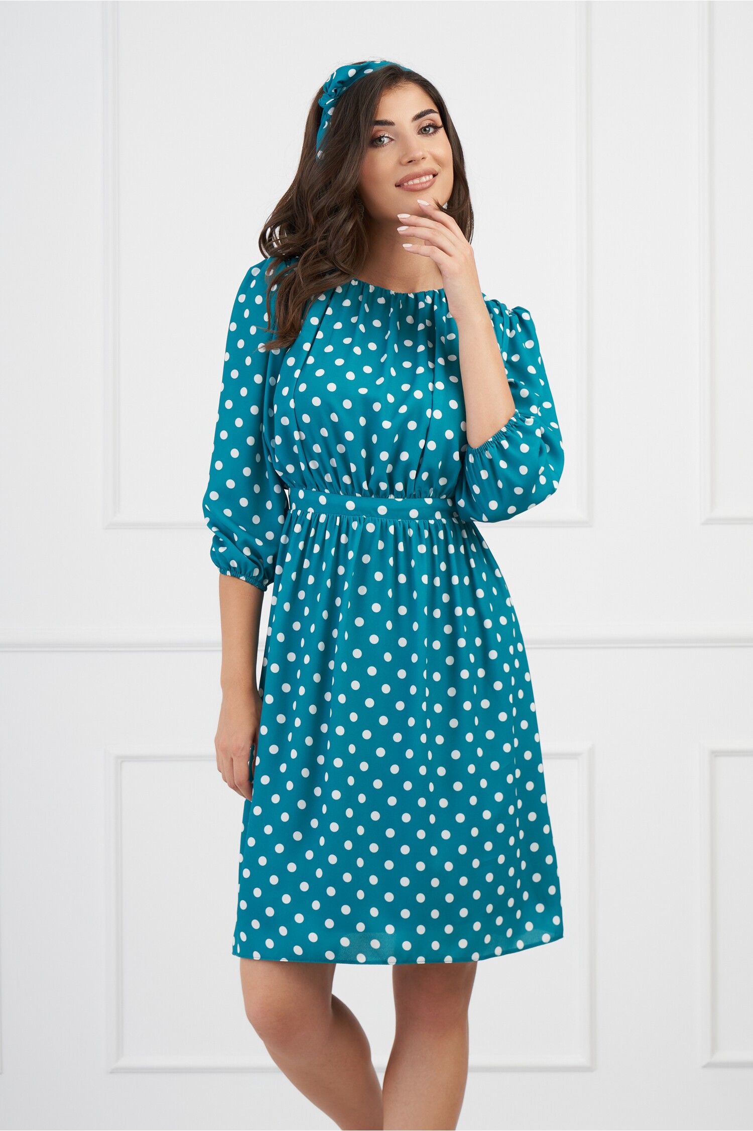 rochie-dy-fashion-clos-verde-cu-buline-albe-1315055-1064387-4
