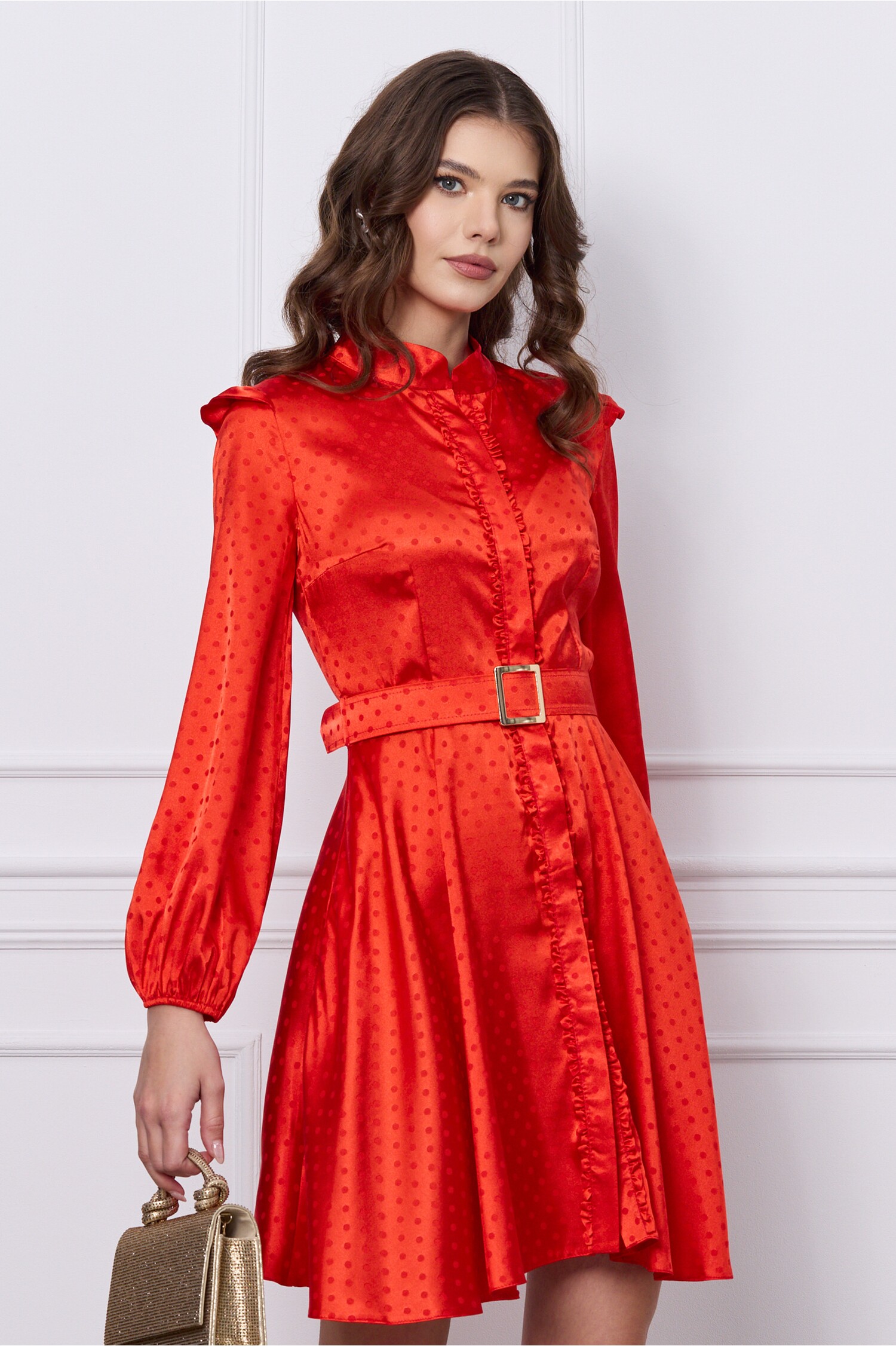 rochie-dy-fashion-corai-cu-buline-in-relief-si-curea-in-talie-1289036-1041803-4