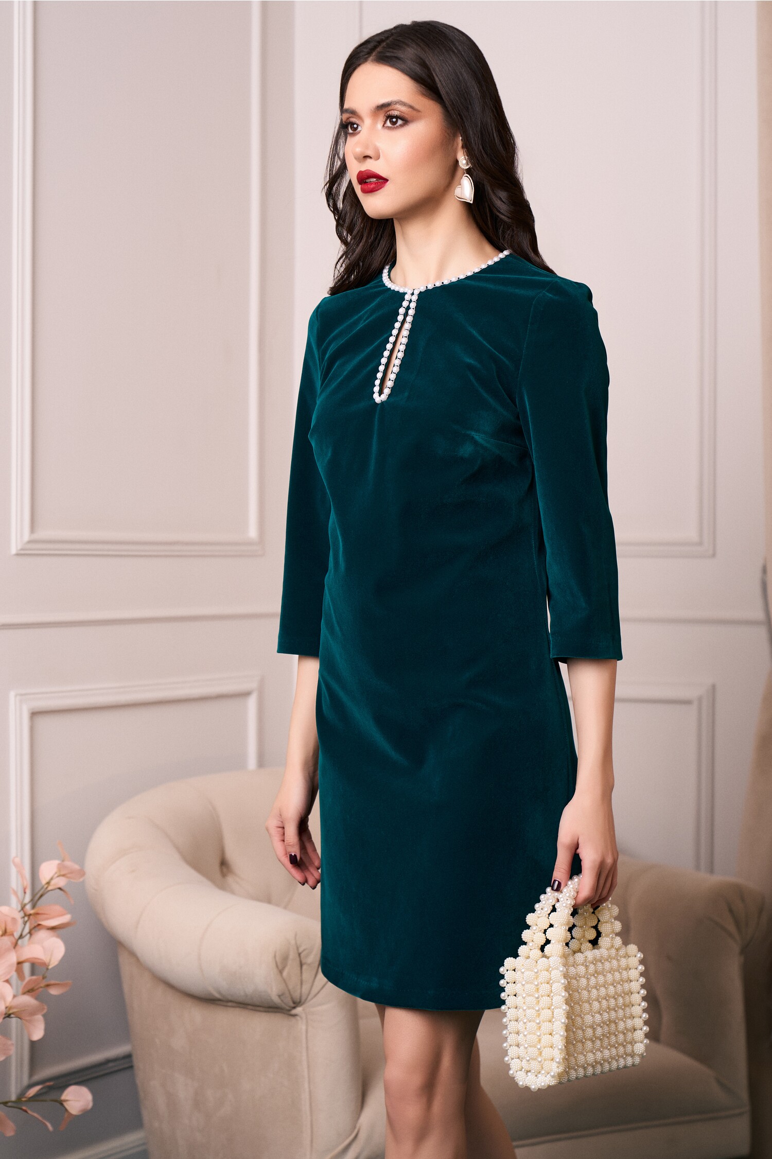 rochie-dy-fashion-eleganta-din-catifea-verde-cu-perle-la-bust-1345079-1088996-4